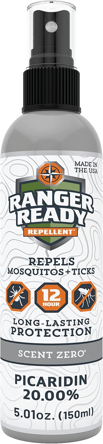 Ranger Ready Picaridin Insect Repellent with Scent Zero - Mosquito and Tick Spray (5 oz)