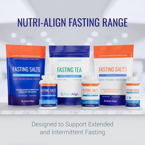Nutri-Align Fasting Salts - 120 Capsules of Pure Electrolyte Capsules for Intermittent & Extended Fasting