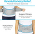 Vive Back Ice Pack for Lower Back Pain Relief, Large Wearable Gel Wrap for Injuries