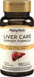 Piping Rock Liver Care Support Formula | 90 Capsules | Non-GMO, Gluten Free Supplement, Liver Cleanse Complex