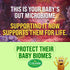 Culturelle Kids Probiotic Gummies, 60 Count, Digestive & Immune Support, Peach-Orange & Mixed Berry