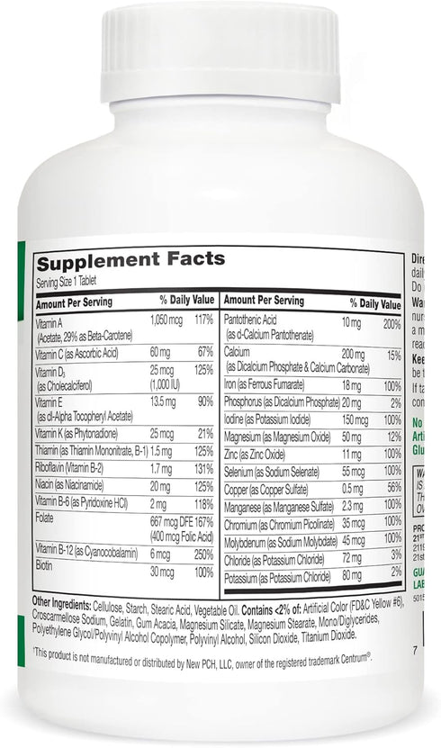 300 Tablets (Pack of 3) 21st Century Sentry