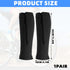 YCYuShen 2 Piece Compression Sleeves for Women Calf, Leg Compression Sleeve with Zipper, Footless Compression Socks