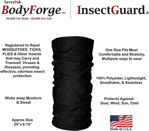 Permethrin Treated Tick Gaiters/Sleeves and Mosquitoes Flies Chiggers & More Insect Repellent Complete Package 2