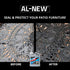 AL-NEW Step 2 Protect, Restoration Solution for Outdoor Furniture, Garage Doors, Window Frames, 16 Ounce