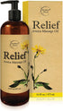 Relief Arnica Massage Oil for Therapeutic Massage Therapy, All Natural with Arnica Montana & Lemongrass