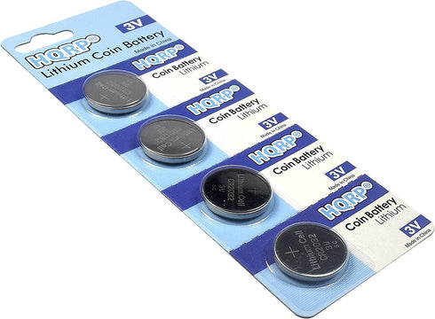 HQRP 4-Pack Lithium Battery for Weight Watchers WW39N Digital Glass Scale
