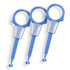 PUL Chewies & Clear Aligner Removal Tool | 2 in 1 Combo | Compatible with Invisalign | 3 Pack, Blue