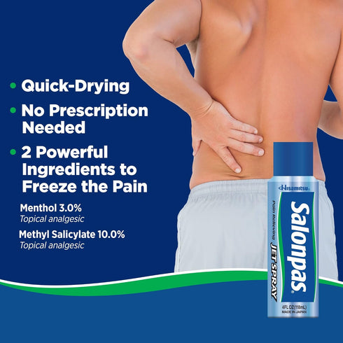 Salonpas Pain Relieving Jet Spray - 4 Fl Oz