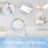 Small Trash Bags 4 Gallon - 108 Count Leakage-Proof, Unscented White 15L Small Garbage Bags for Office, Bedroom,