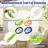 Microfiber Feather Duster 13 Inch with 4 Washable Duster Cloths for Cleaning Windows and Furniture