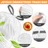 Small Trash Bags, 4 Gallon, 60 Count, Drawstring, Unscented, White Trash Can Liners
