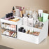 Makeup Organizer - Cosmetic Desk Storage Box with Drawers for Brushes, Lotions, Lipstick, Perfume, Bathroom Counter