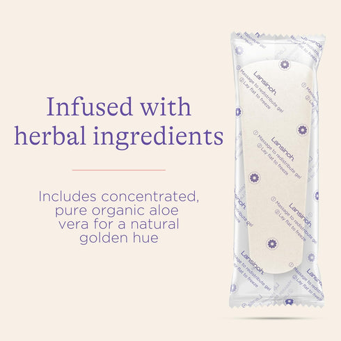 Lansinoh Postpartum Pads, Cooling Aloe Vera Perineal Ice Packs for Postpartum Care, 12 Count