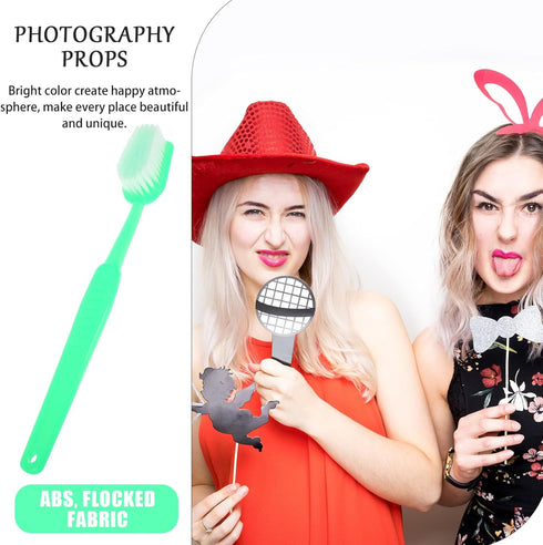 POPETPOP Giant Toothbrush, Comically Large Oversized Demonstration Toothbrush for Halloween Party Decor