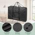 2Pcs 600D 43"L 29"W 11"T, PATIKIL Folding Chair Carry Bag, Oxford Heavy Duty Waterproof Camping Chair Storage Bag