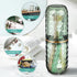 2PCS Travel Toothbrush Case, Portable Toothbrush Holder, Storage Container for Home, Bathroom, Trip, Green