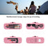 Silicone Makeup Brush Holder Bags, Cosmetic Case with Magnetic-Metal-Buttons for Travel Storage