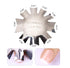WOKOTO 3pcs C-Shape Manicure Edge Trimmer Tool, Easy French Smile Line Gel Cutter, Stainless Steel (3 Patterns)