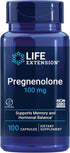 Life Extension Pregnenolone - 100 mg Hormone Balance Supplement, Gluten-free, Non-GMO, 100 Capsules