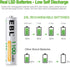 EBL Rechargeable AAA Batteries, 1100mAh Ni-MH, Long Lasting, 8 Counts