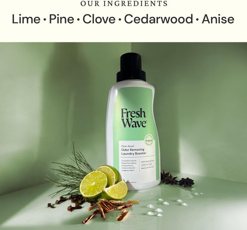 Fresh Wave Odor Removing Laundry Booster, 24 fl. Oz. | Natural Plant-Based Odor Eliminator for Fabrics