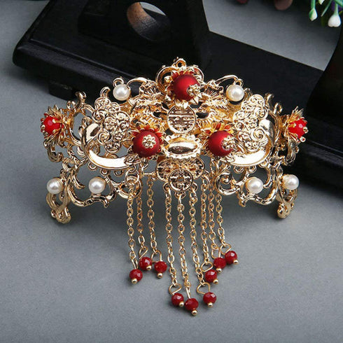 Minkissy Vintage Chinese Hair Sticks for Women, Tassel Hair Pin, Hair Chopsticks, Hair Styling Accessories