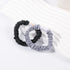 Silk Satin Hair Ties Scrunchies, Small Mini Thin Elastic Ponytail Holders, No Crease Hair Ties for Thick Curl Hair,