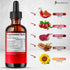 JB Wellness Co D3 K2 4oz Cayenne Pepper Supplement Liquid Drops + Hawthorn Berry, Vitamin Beet Root Powder, Ceylon