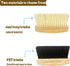 Mini Broom and Dustpan Set - Small Metal Dustpan and Brush Set for Home Office Desktop Cleaning