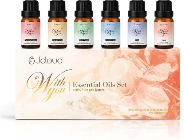 JCLOUD Fragrance Oil Gift Set for Women, Essential Oils for Diffusers for