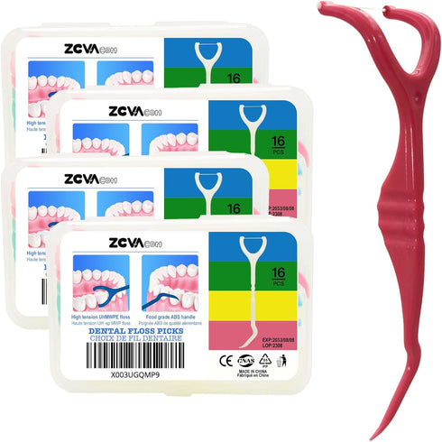 Molar Floss Stick, Convenient for Cleaning Back Teeth, Floss Sticks, Flosser Picks, Suitable for Gifting Elders or