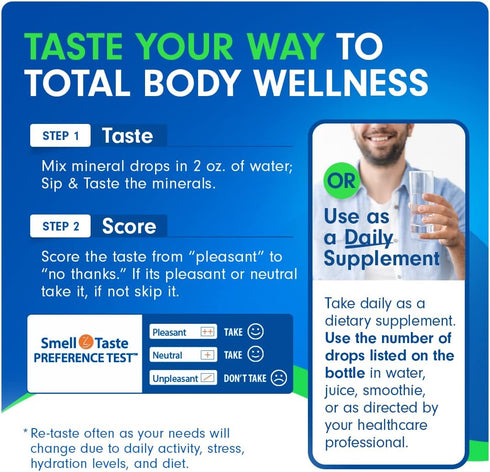 Taste N' Score Copper Liquid Ionic Supplement - 100% Pure, 2 mg, 177 Servings