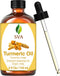 SVA Turmeric Essential Oil – 4 Fl Oz – 100% Natural for Diffuser, Hair Care, Skin Care, Aromatherapy, with Dropper