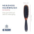 Kent Headhog Detangler Brush, Anti Static Hair Brush with Rounded Nylon Bristles, Travel Brush with Ergonomic Grip