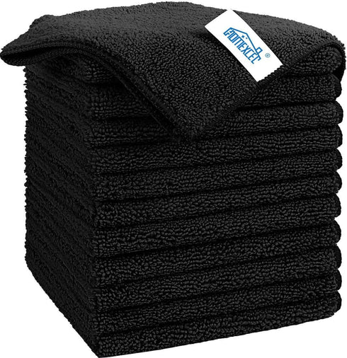 HOMEXCEL Microfiber Cleaning Cloth, 12 Pack Premium Towels for Cars, Lint-Free, Highly Absorbent, 11.5" x 11.5"