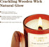Home,2 Pack Candles,22.6 oz Scented Candles for Wood Wick Pumpkin Spice Scented Natural Soy Wax Candles with Gift