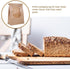 TOPPERFUN 50pcs Packaging Kraft Paper Bread Bags with Window, Large Reusable Bread Bags for Toast Wrapping and Bakery