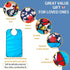 Pafusen Adult Bibs for Men - Waterproof Clothing Protector for Adults - Reusable Large Feeding Bibs for Men with Crumb