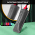 ZAXOP 2 Pack Heat Resistant Silicone Mat Pouch for Flat Iron, Curling Iron, Hot Hair Tools (Grey & Hot Pink)