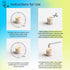 SAYUANVA Cube Bubble Candle, Soy Wax Scented Candles with Plant Essential Oils, Decorative Geometric Candles for Home