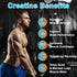 Creatine Monohydrate Gummies, 5000mg for Men & Women, 120 CT Chewable, Sugar Free, Vegan, Blueberry Flavor