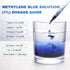 WeiWeiLa 60mL 1% 2-Month Pharmaceutical Grade Methylene Blue Drops - Pure for Brain Health Support, Natural Stevia