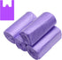 Kitchen Garbage Bags, Purple Trash Bag, 100 Counts 4 Gallon, 45x60Cm with Handles for Bathroom