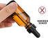 Yesker Amber Glass Bottles: 30 ml (1oz) with Glass Eye Dropper for Essential Oils, Chemistry Lab Chemicals, Pack of 6.