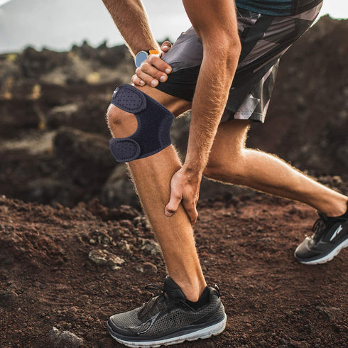 THX4COPPER Compression Dual Adjustable Patella Knee Brace - Pain Relief Support for Running, Gym, Injury Recovery