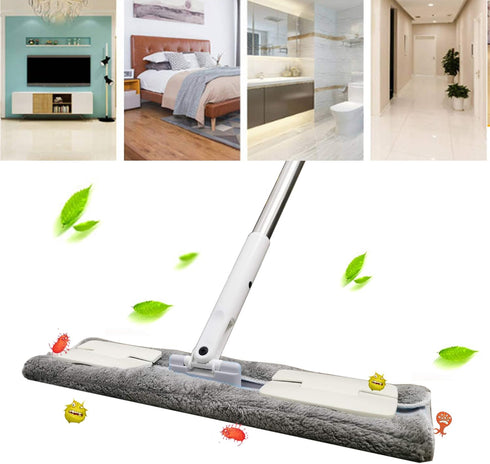 EZ SPARES Microfiber Mop Cloths, Replacement for Hardwood Floor Mop, Washable Wet/Dry Pads for Home and Office