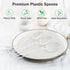 360 Count Clear Plastic Spoons Disposable, BPA-Free, Heavy Duty Bulk for Party Supply
