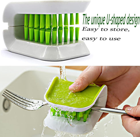 PCTC Kitchen Brush Knife Cleaner for Chopsticks and Fork Washing