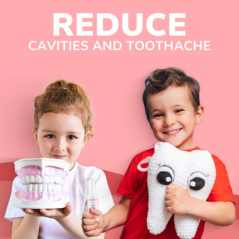 Abera Anti-Caries Kids Oral Spray, Fluoride Free Toddler Toothpaste Helper for Cavity Repair, 1.35 fl Oz, Pack of 2